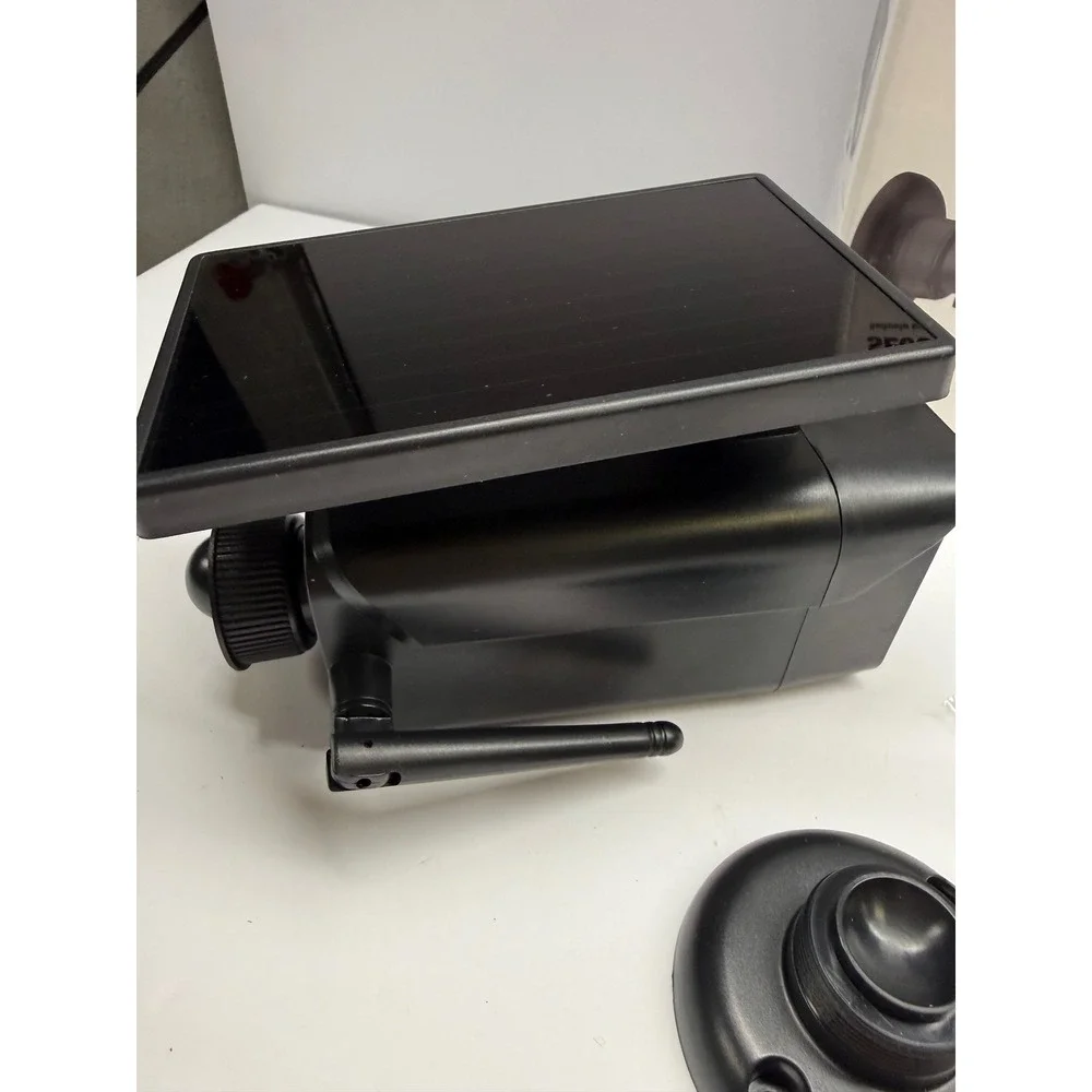 Hyper Tough 800-Lumen Solar Decoy Security Camera Black FSI 80-8566-800